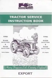 Ferguson TE-A20, TE-C20, TE-D20, TE-E20 service instruction book (reprint)