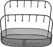 SOLUSTRE Key Organizer Storage Entryway Table Key Rack Iron Storage Container Doorway Decor