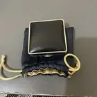 NEW Estée Lauder Black Leather Compact Mirror