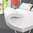 3 Inch Gel Memory Foam Mattress Topper Queen Size with Removable Cover