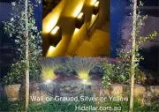 SOLAR WALL LIGHT SOLAR DOWNLIGHT SOLAR SPOT LIGHT GARDEN FENCE DECK PATH GROUND