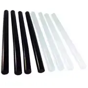 Hot Glue Sticks 4-Pack Clear OR Black for Mounting Minerals, Crystals, Fossils
