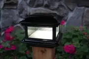 12 PACK BLACK ALUMINUM SOLAR POST CAP LED DECK FENCE LIGHTS 4X4 WOOD POST