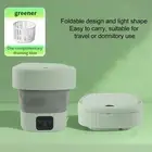 AU Folding Washing Machine Portable Foldable 8L Mini Washer For Socks Und 10305