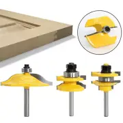 Carbide Door Router Bit Set 1/4inch 6.35mm Shank for Woodworking Cabinets