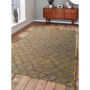 5 x 8 ft. Hand Woven Kilim Jute Eco-Friendly Oriental Rectangle Area Rug, Beige