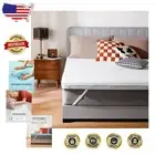Cooling Gel-Infused 4 Inch Memory Foam Full Mattress Topper with Removable Cover