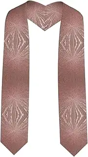 [EdWal] Rose Gold Pink print Graduation Stole and Sash Class for Unisex Adult Honor Stole Honor Stole of 2025