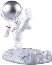 Sdjdhej Cute Astronaut Cell Phone Stand 1 Pcs Spaceman Car Holder, Tablet Bracket for Office Desk,Mobile Phone Holder for Astronaut Statue, Home Decoration, Desktop Decoration (Silver Kicks)