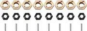 Modification Accessories Brass Hex Wheel Widening Adapter for 1/24 RC Crawler Car for FMS for FCX24