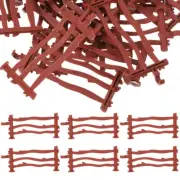 100 Pcs Fence Model Train Toy Gauge Brushwood Toys Hedgehog
