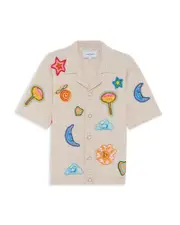 [Casablanca] Crochet Shirt With Patches
