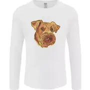 An Airedale Terrier Bingley Waterside Dog Mens Long Sleeve T-Shirt