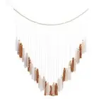 Macrame Wall Hanging- Macrame Wall Hanging with Wood Beads-Bohemian Wall7061