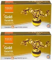 Vlcc Gold Facial Kit 60gm (Pack of 2) - Pamherbals Free Shipping