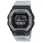 【CASIO 卡西歐】G-SHOCK G-LIDE系列經典設計衝浪者潮汐電子錶_黑X灰_GBX-100TT-8_46MM