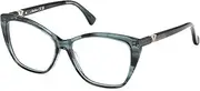 [MaxMara] MM5036 98A Dark Green/Striped 54/14/140 Women's Frame, 98a dark green/striped, 54/14/140