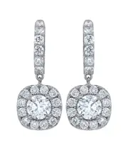 Diana M. Fine Jewelry 18K 1.50 ct. tw. Diamond Earrings