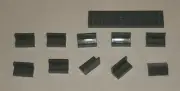 LEGO NEW 1x2x1 Dark Stone Grey Panel (10x) 4271950 Brick 4865