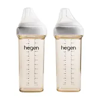 在飛比找momo購物網優惠-【hegen】金色奇蹟PPSU多功能方圓型寬口奶瓶 330m