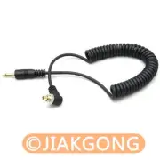 3.5mm to Male FLASH PC Sync Cable Cord with Screw Lock for ROOK RF-16NE