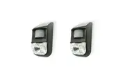 Solar-Powered Motion Sensor Light (2-Piece), Detects Motion, Rechargeable