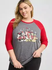 Torrid Disney Mickey Friends Shirt Top NWT New 3X