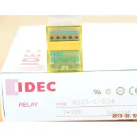 在飛比找蝦皮購物優惠-IDEC 繼電器(附燈) 日製 RU2S-C D24 Rel