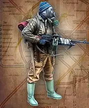 1/35 Modern Stand Warrior Resin Figure Model Kit Unassembled Unpainted