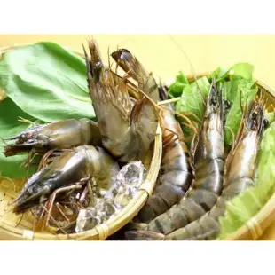 【海之醇】40隻組-天然新鮮活凍草蝦300g(8p)