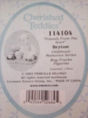 Cherished Teddies | 114104 BRYTON