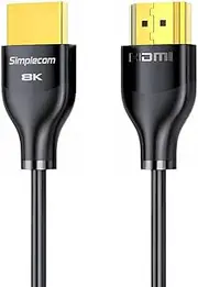 Simplecom CAH520 Ultra High Speed HDMI 2.1 Cable 48Gbps 8K@60Hz Slim Flexible 2M