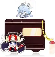 [UTIEHD] Honkai Star Rail Acrylic Backpack Charm Keychains, Pop-up Character Design, Ideal for Fans and Collectors