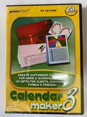 PC / CD-ROM SOFTWARE CALENDAR MAKER 3