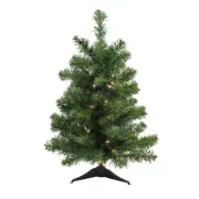 Northlight 3' Pre-Lit Canadian Pine Artificial Christmas Tree - Clear Lights