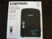 Chefman 4L Portable Mini Fridge - Black