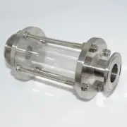 OD 1" Clear Flow Sanitary Sight Glass Tri Clamp Ferrule Stainless Steel 316