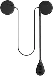 Motorcycle Bluetooth Headset, IP67 Helmet Headphone with HD Audio Speakers, Hands-Free Call, Music, GPS, Support 2 Phones Connection, Fast Charging Noise Cancelling (Model 2)