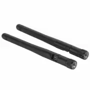2 X New Dual Band 2.4 Ghz 12dBi RP-SMA High Gain Antenna Router WiFi Wireless