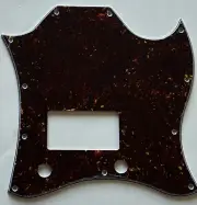 For Fit Gibson SG Standard Single Humbucker Guitar Pickguard Brown Tortoise