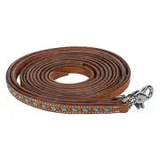 Tabelo Contest Reins w/Buckstitching Chestnut 75
