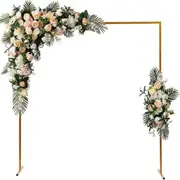 Square Backdrop Stand Wedding Arch Sign Party Flower Decoration Background