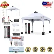 10x10 FT Portable Instant Canopy Tent - Quick 1-Person Setup with UV Protection