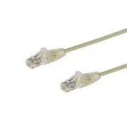 StarTech 1.5m CAT6 Cable, Grey Slim CAT6 Patch Cord, Snagless, LSZH - N6PAT150CMGRS