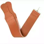 G.B.S Straight Razor Leather Strop Sharpening Strap 2.5" X 23.5" Grain...