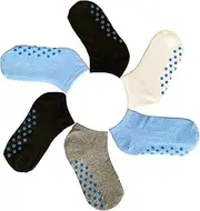 [Kids Socks] 6 Pairs Kids Cotton Non-Slip Socks