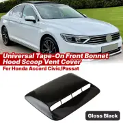 For Passat / Honda Accord Universal Black Front Bonnet Hood Scoop Vent Cover