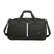 Dry Wet Separation Sports Fitness Yoga Bag Portable Large Capacity Folding Travel Backpack BLACK COLOR