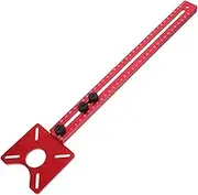 OSALADI Woodworking Supply Router Jig Cabinet Hardware Jig Tool Precision Adjustable Router Fixture Slotting and Edge Milling