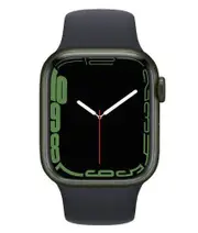 Apple Watch Series 7 - 32GB - GPS - 45mm - Green - Aluminum - Midnight - Sport Band - Rubber - Refurbished (Excellent Condition)